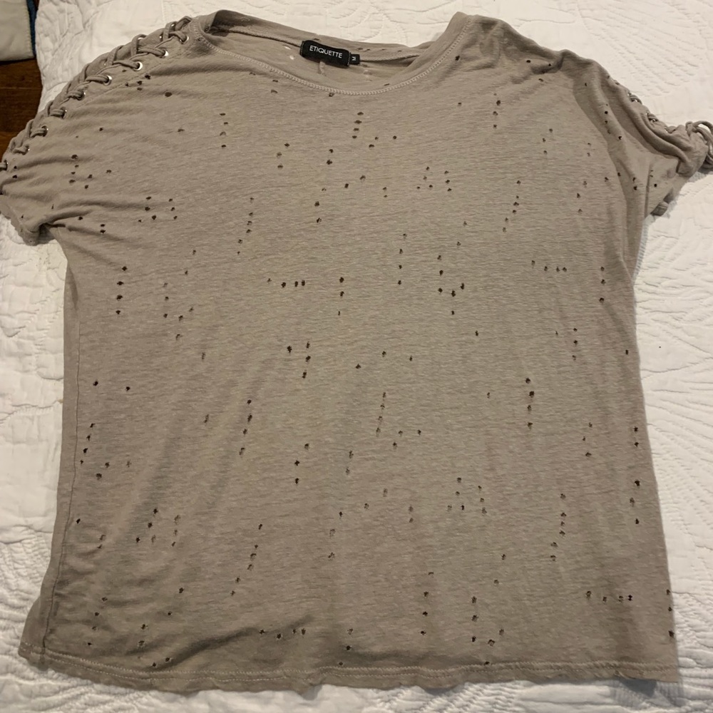 Distressed T-shirt